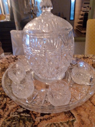 Vaso cristallo con - cristallo,