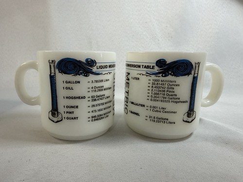 Tazza vintage vetro latte - in,