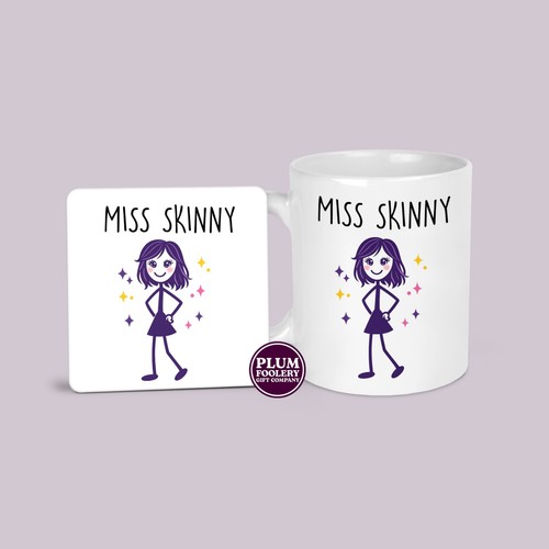 Tazza sottobicchiere miss - sottobicchiere,