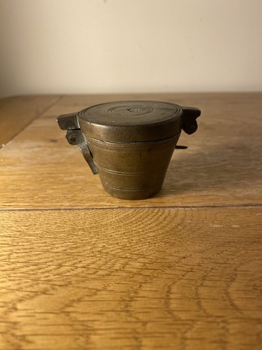 Vintage antique bronze cup - vintage,